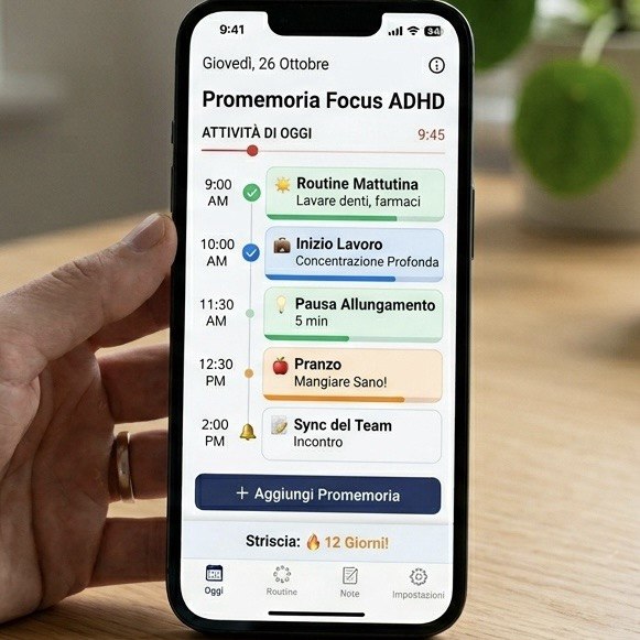 Promemoria Focus ADHD