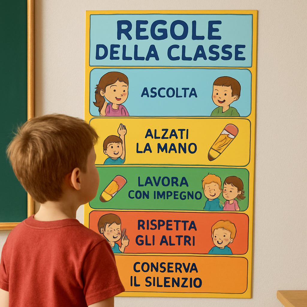Le 10 regole della classe per un ambiente di apprendimento sereno